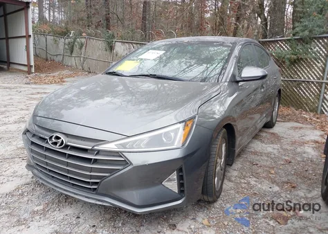 2019 Hyundai Elantra Sel from USA, damaged, VIN 5NPD84LFXKH454408